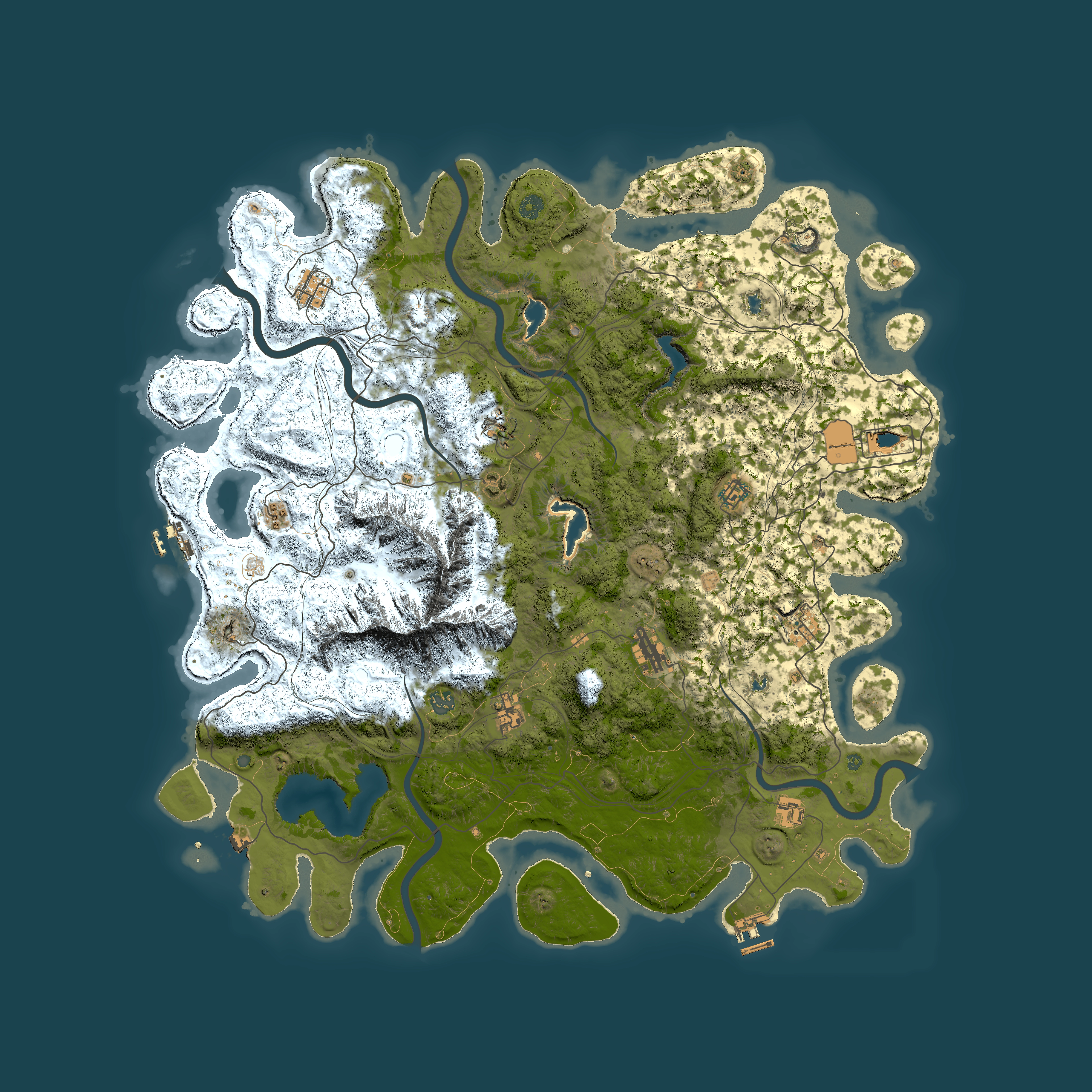 Full top-down render of Rust map seed 972940413, 5200x5200m