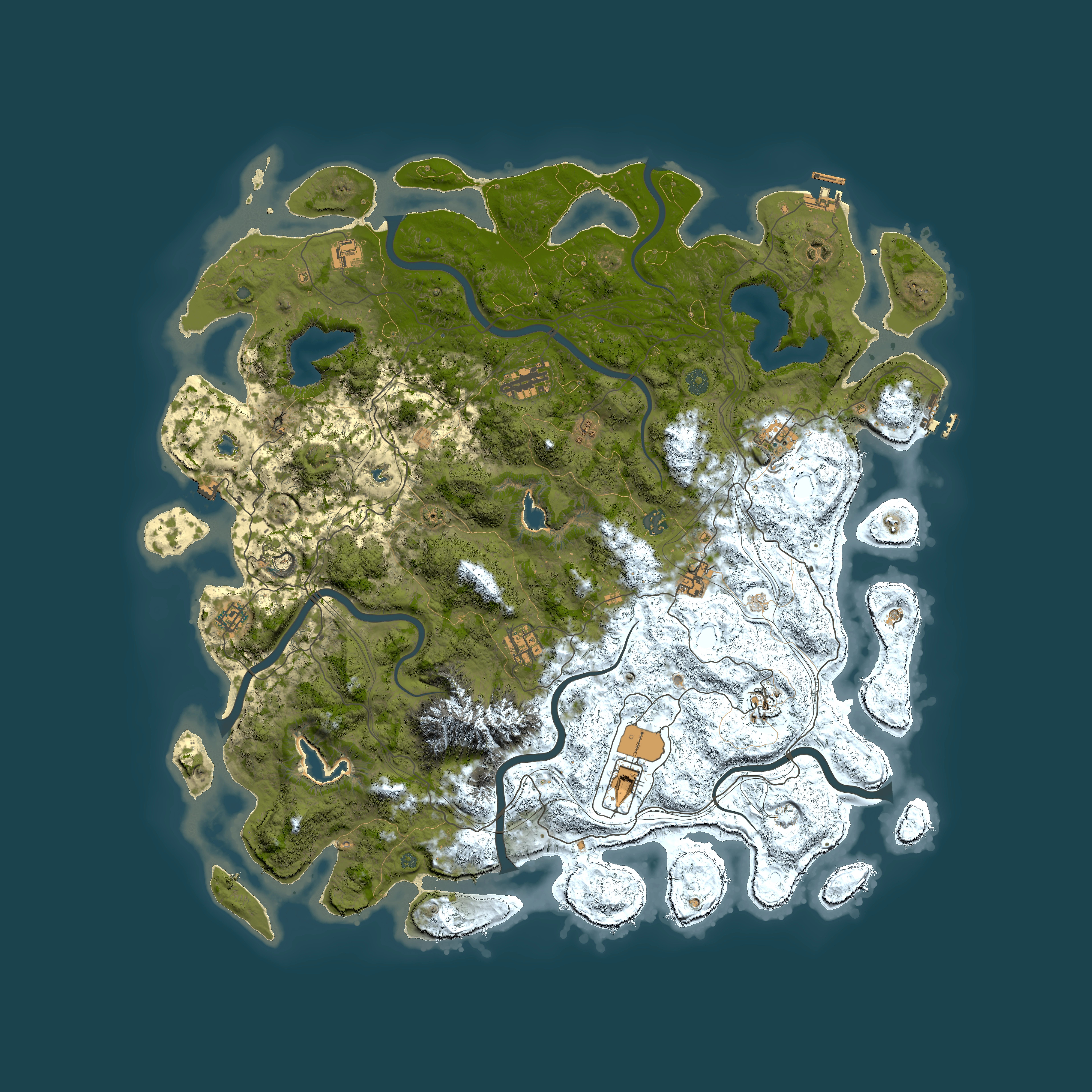 Full top-down render of Rust map seed 440036596, 5250x5250m