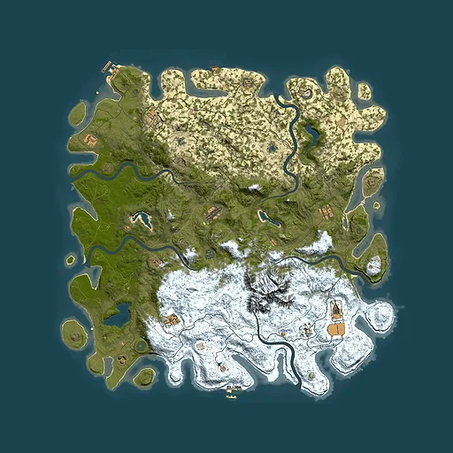 Rust map seed 1405525881, 5500x5500m top-down preview