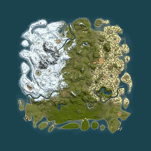 Rust map seed 943929519, 5600x5600m top-down preview