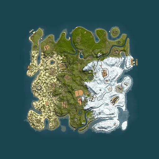 Rust map seed 785015728, 4000x4000m top-down preview