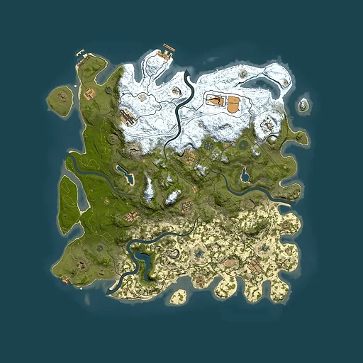 Rust map seed 873121535, 4600x4600m top-down preview