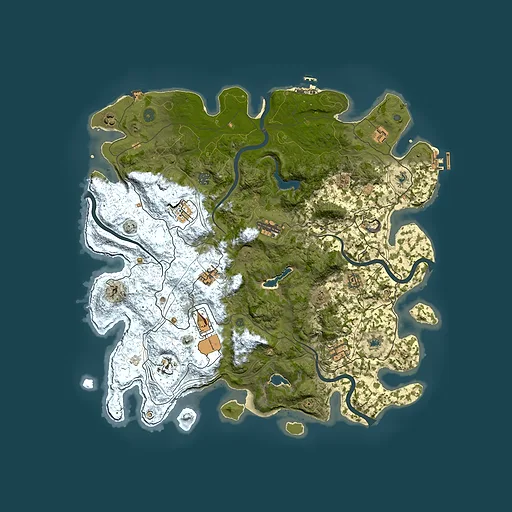 Rust map seed 1834727928, 4700x4700m top-down preview
