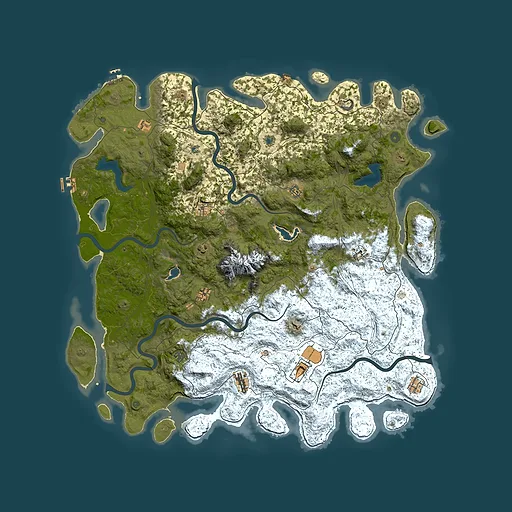 Rust map seed 1535167813, 5800x5800m top-down preview