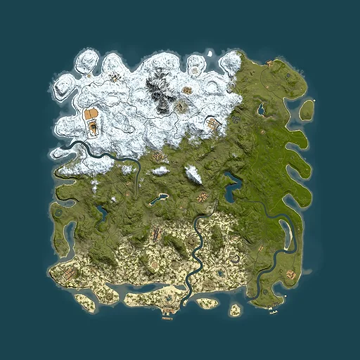 Rust map seed 331947979, 5750x5750m top-down preview