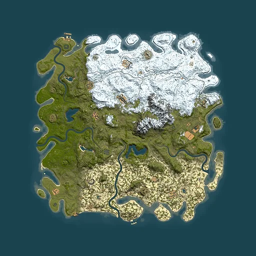 Rust map seed 1471426635, 5700x5700m top-down preview