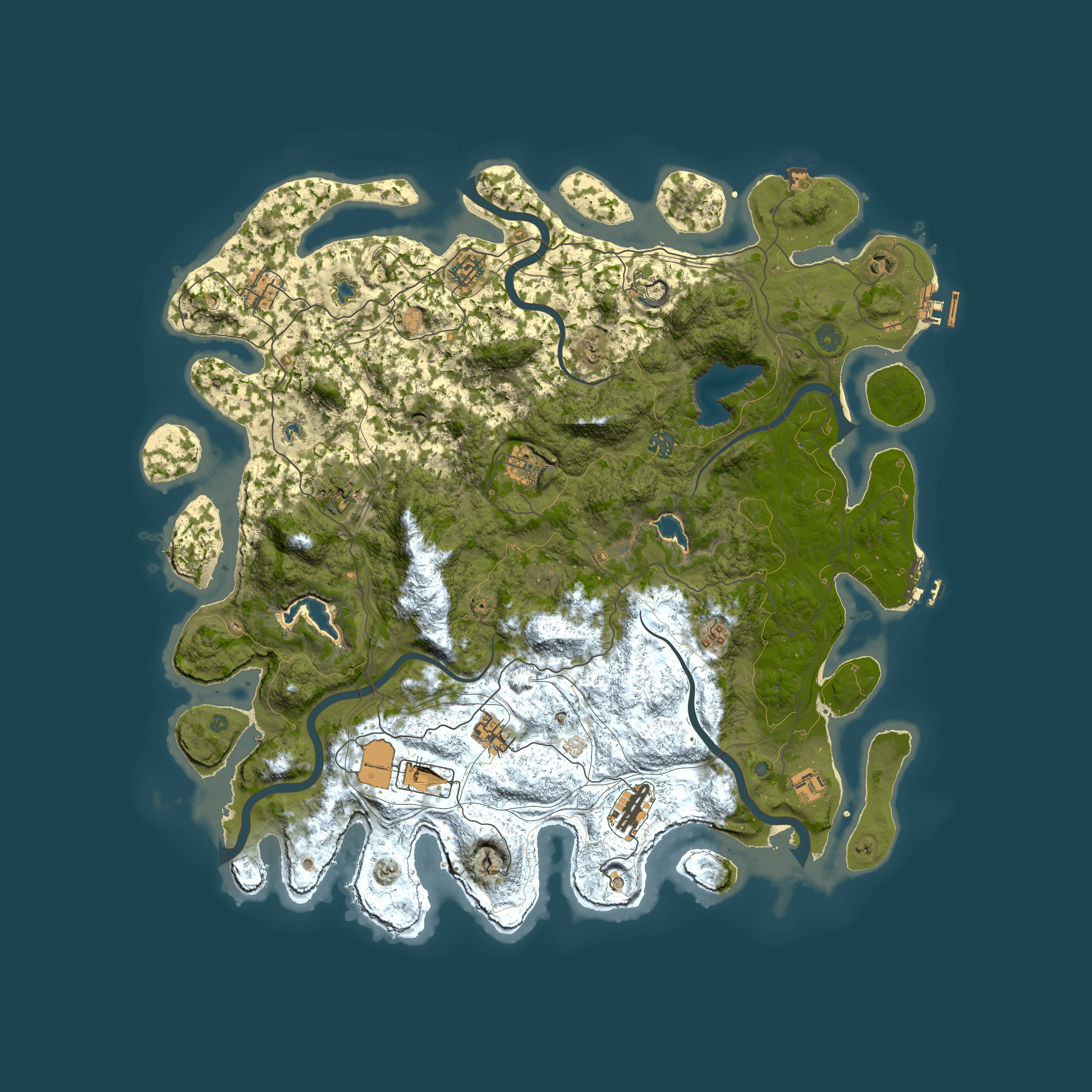 Full top-down render of Rust map seed 1778705150, 4850x4850m