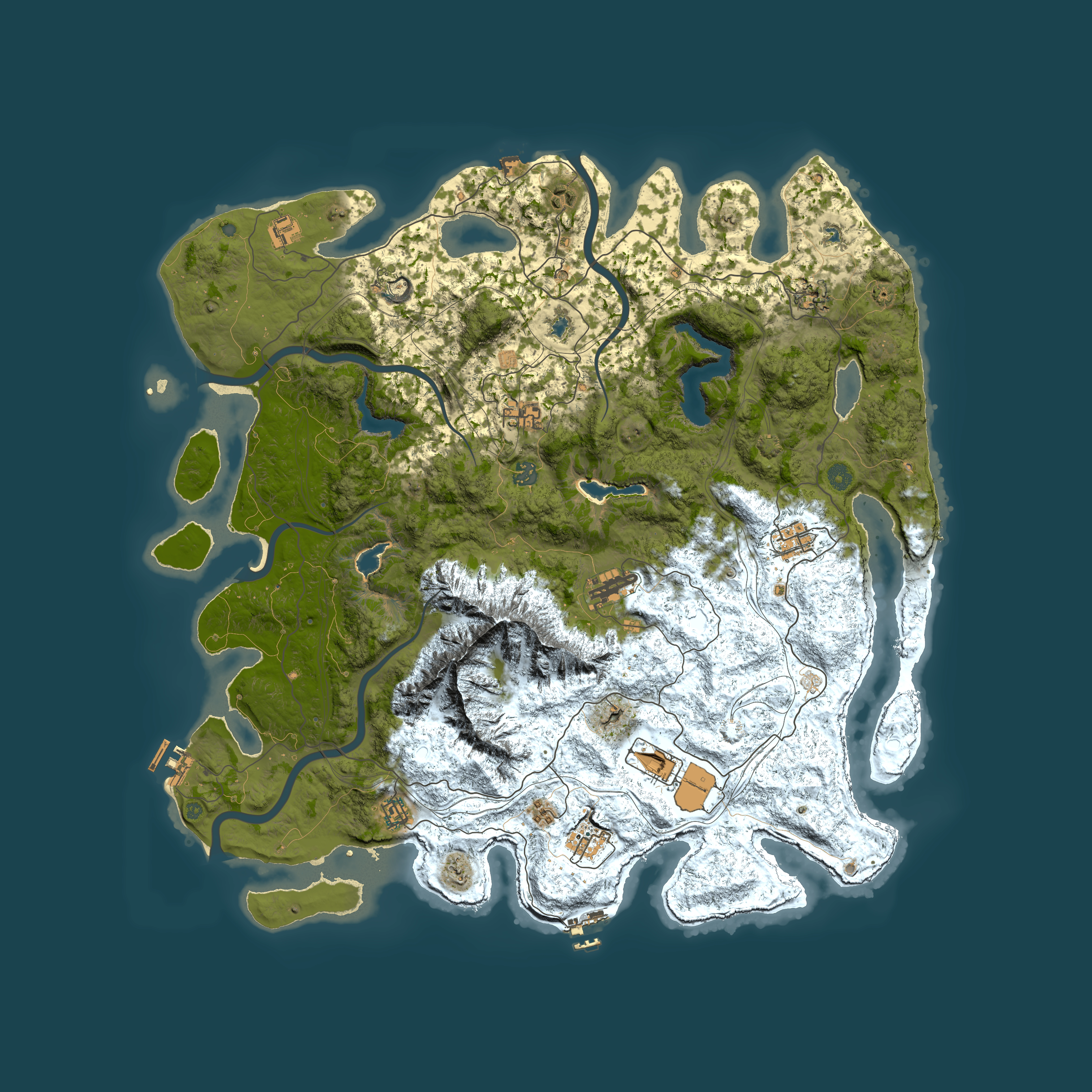 Full top-down render of Rust map seed 2050328346, 5050x5050m