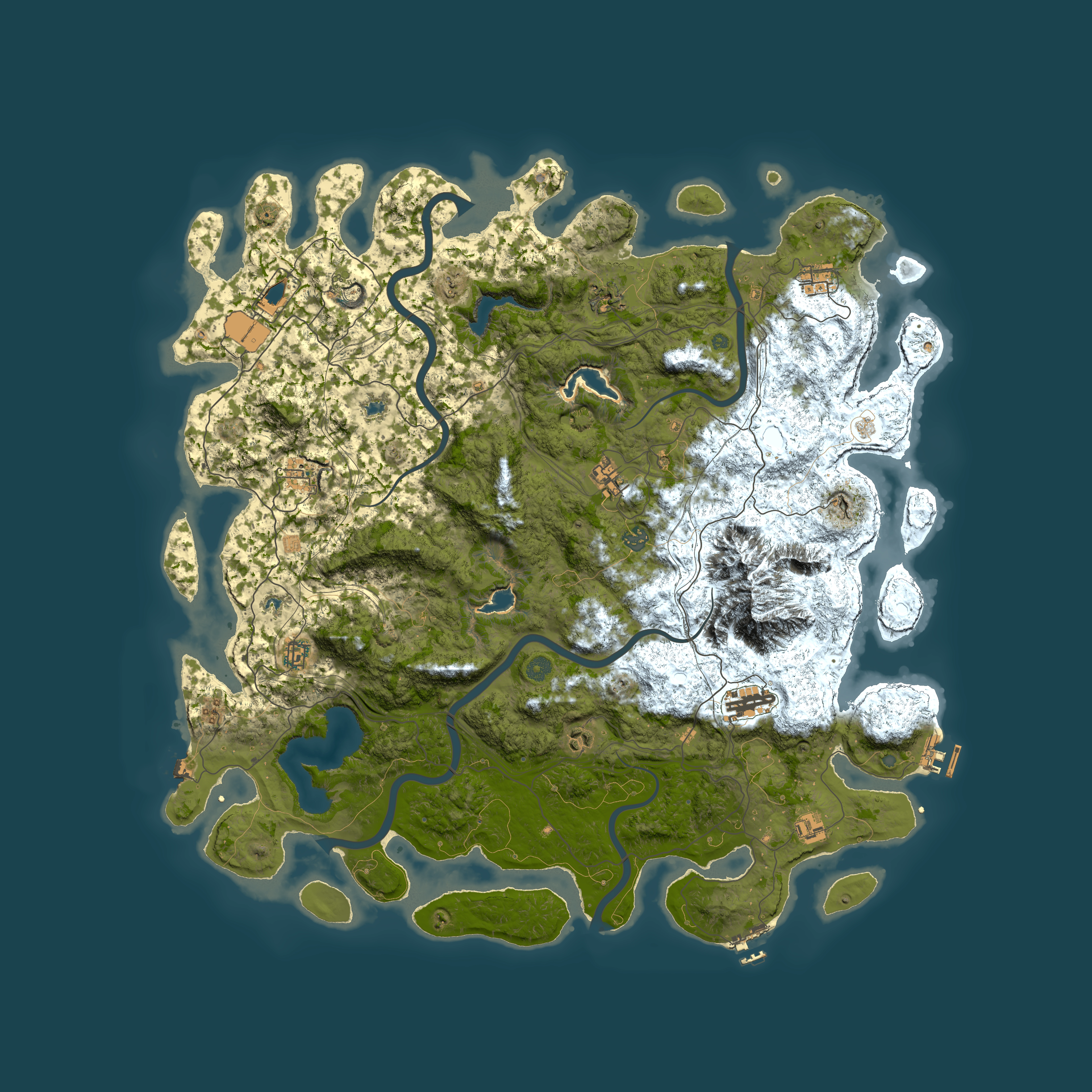 Full top-down render of Rust map seed 1688737681, 5250x5250m