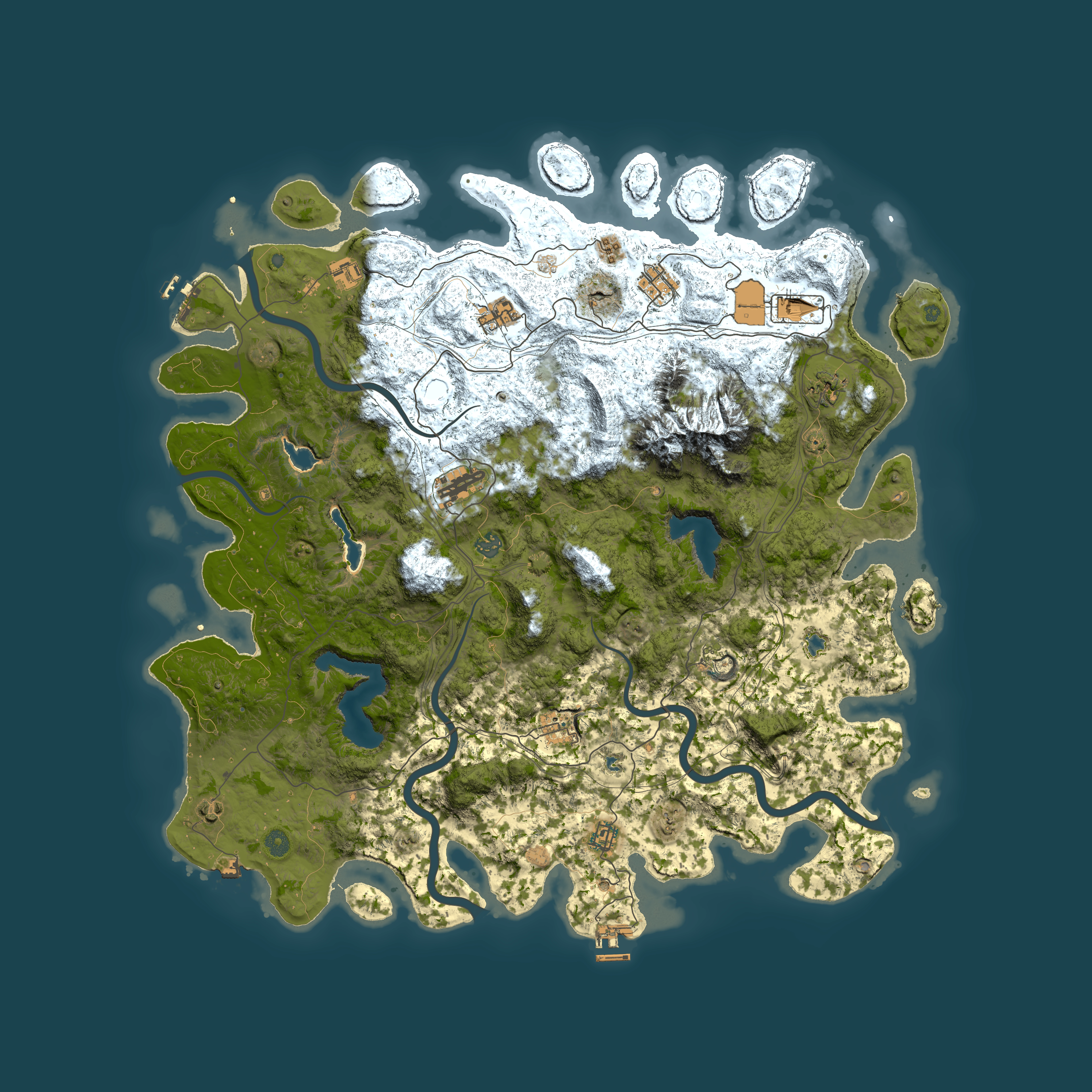 Full top-down render of Rust map seed 1523172286, 5200x5200m