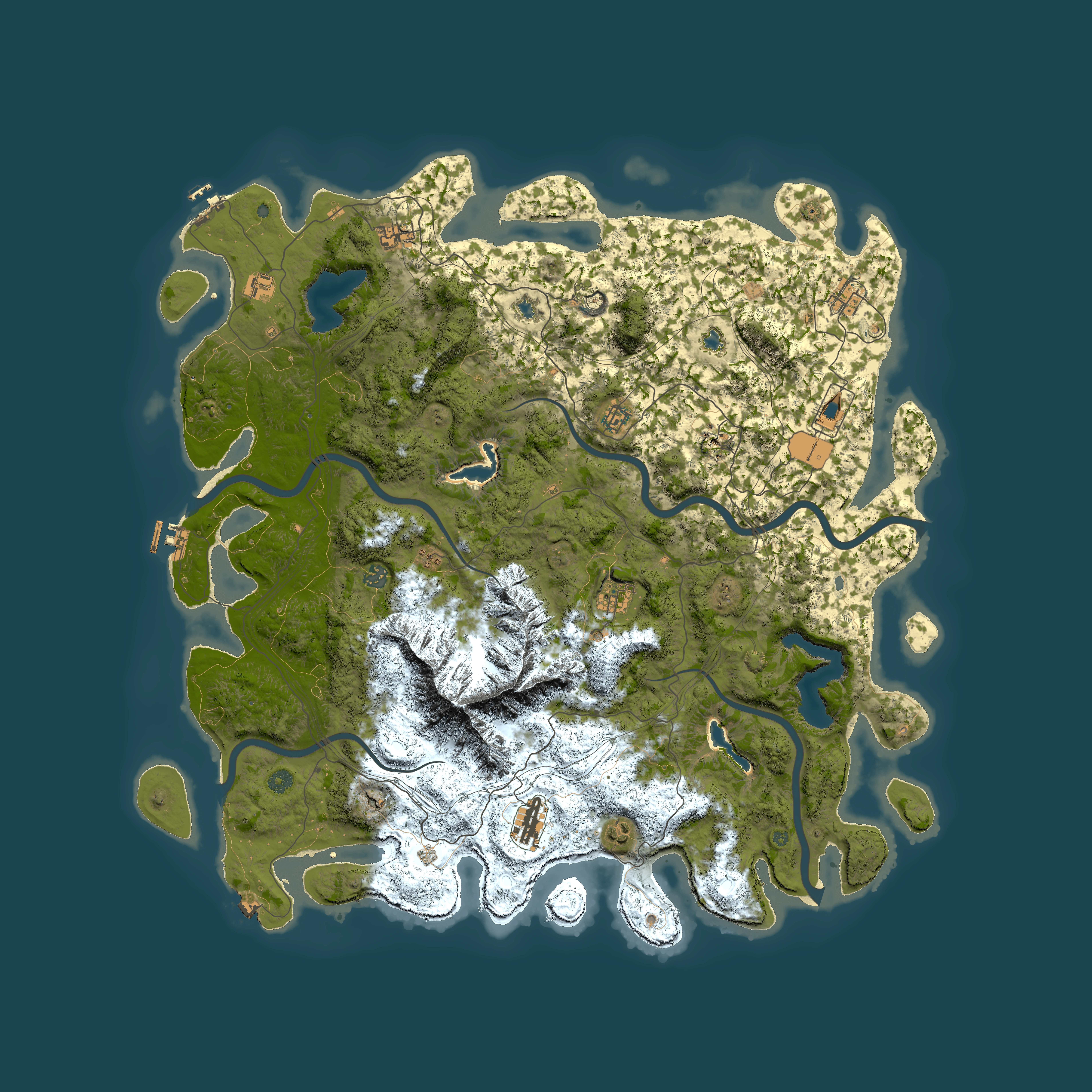 Full top-down render of Rust map seed 1078783190, 5450x5450m