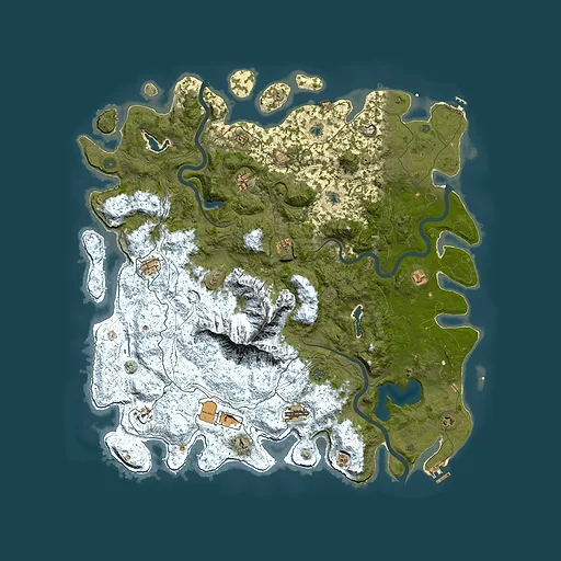 Rust map seed 1079795533, 5550x5550m top-down preview