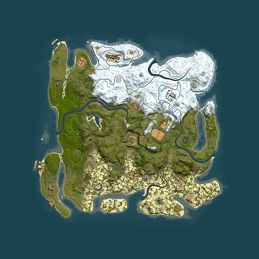 Rust map seed 1897772788, 4200x4200m top-down preview
