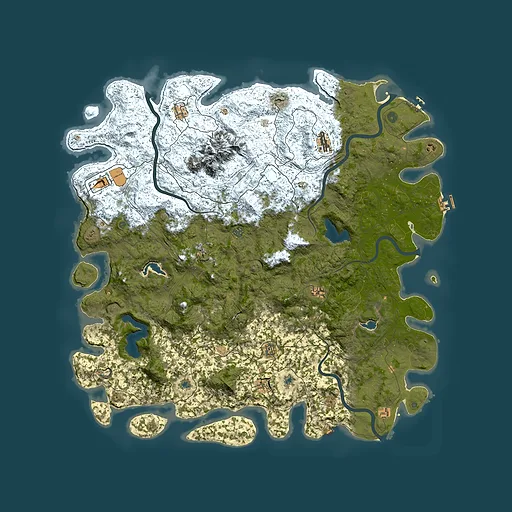 Rust map seed 1515569206, 5950x5950m top-down preview