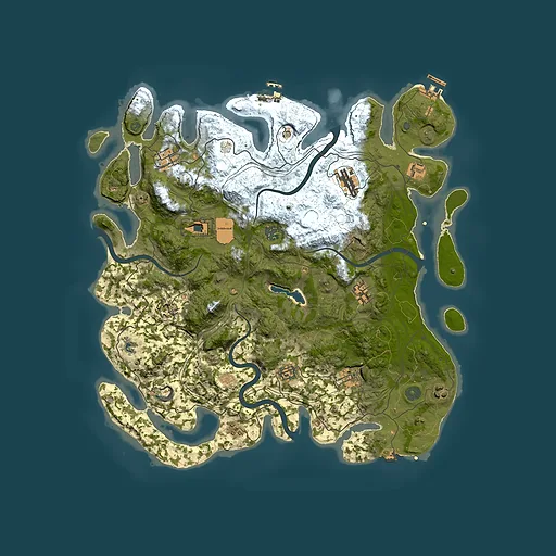 Rust map seed 641534552, 4350x4350m top-down preview