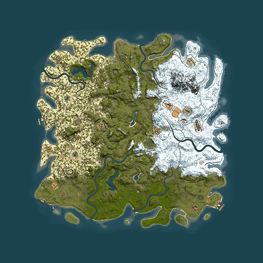 Rust map seed 1487102639, 5600x5600m top-down preview
