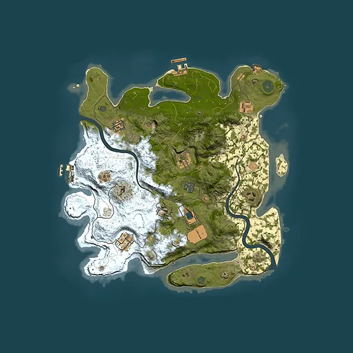 Rust map seed 958720290, 3550x3550m top-down preview