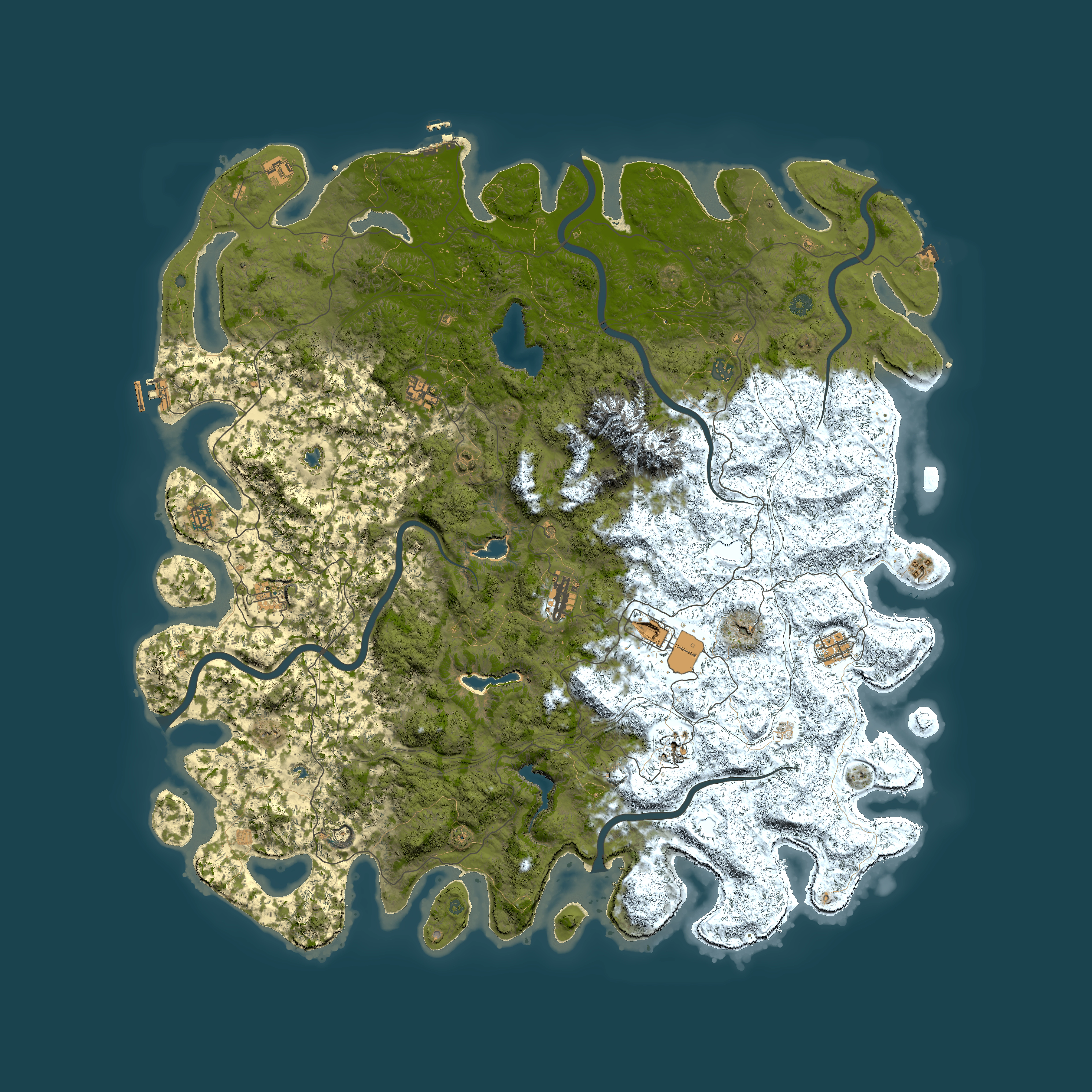 Full top-down render of Rust map seed 481470787, 5850x5850m