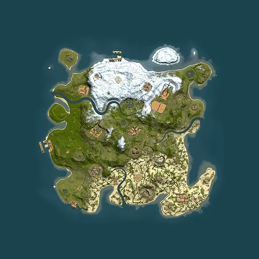 Rust map seed 1341016258, 3550x3550m top-down preview