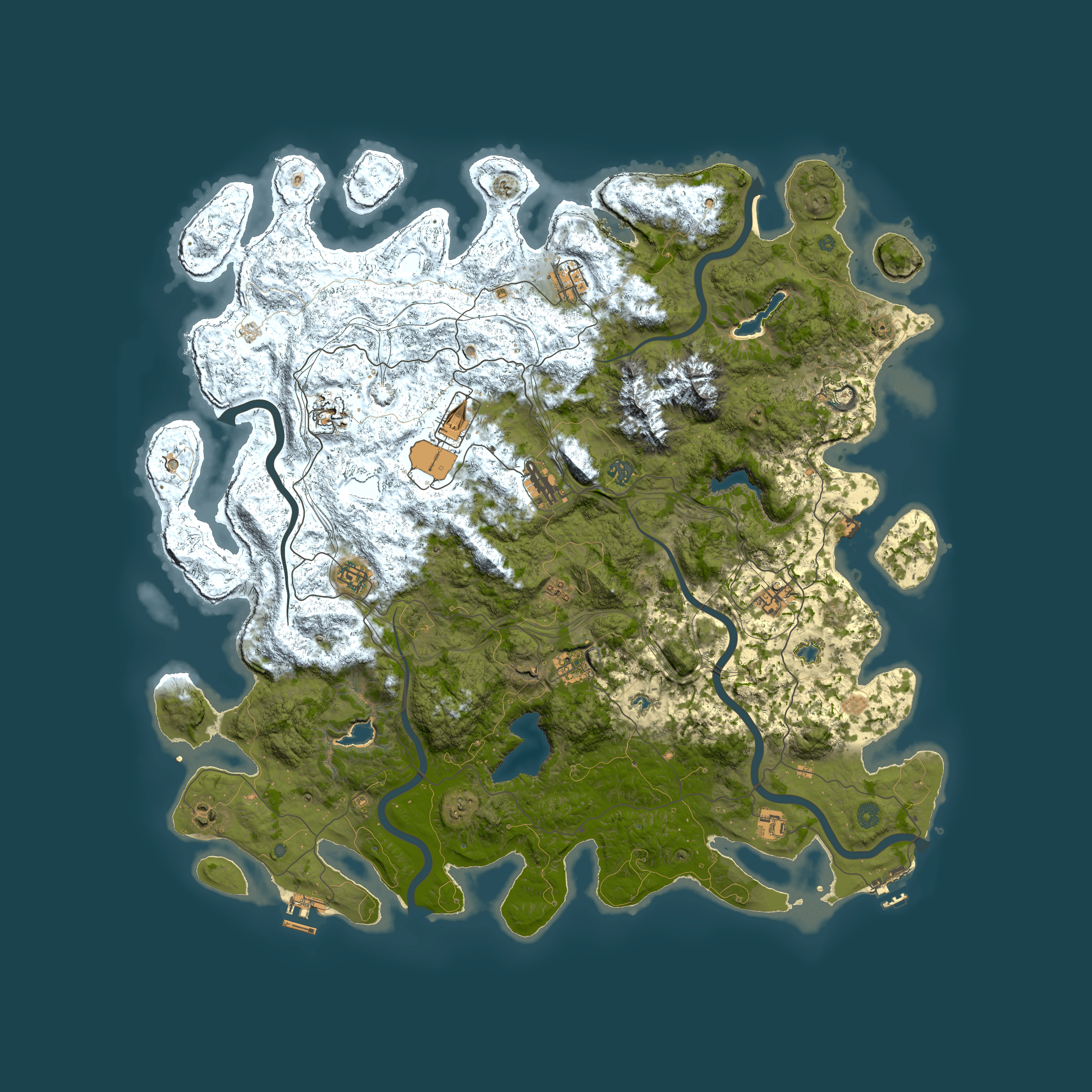 Full top-down render of Rust map seed 459576236, 5250x5250m