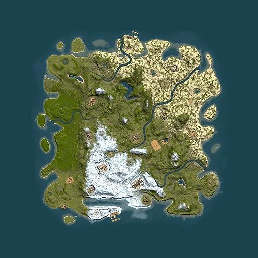 Rust map seed 863967191, 4950x4950m top-down preview