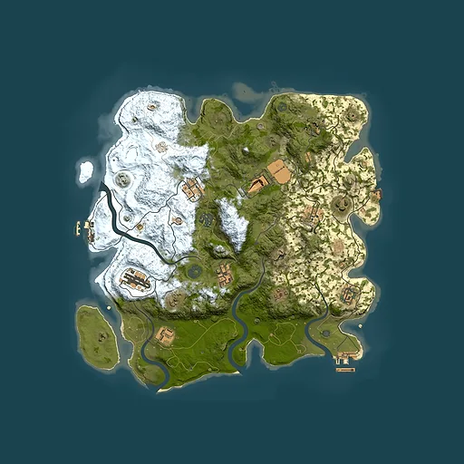 Rust map seed 463635759, 3800x3800m top-down preview