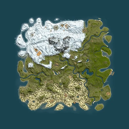 Rust map seed 1003082544, 5750x5750m top-down preview