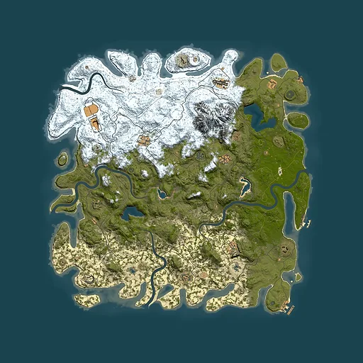 Rust map seed 1415456571, 5500x5500m top-down preview