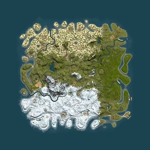 Rust map seed 568012588, 5700x5700m top-down preview