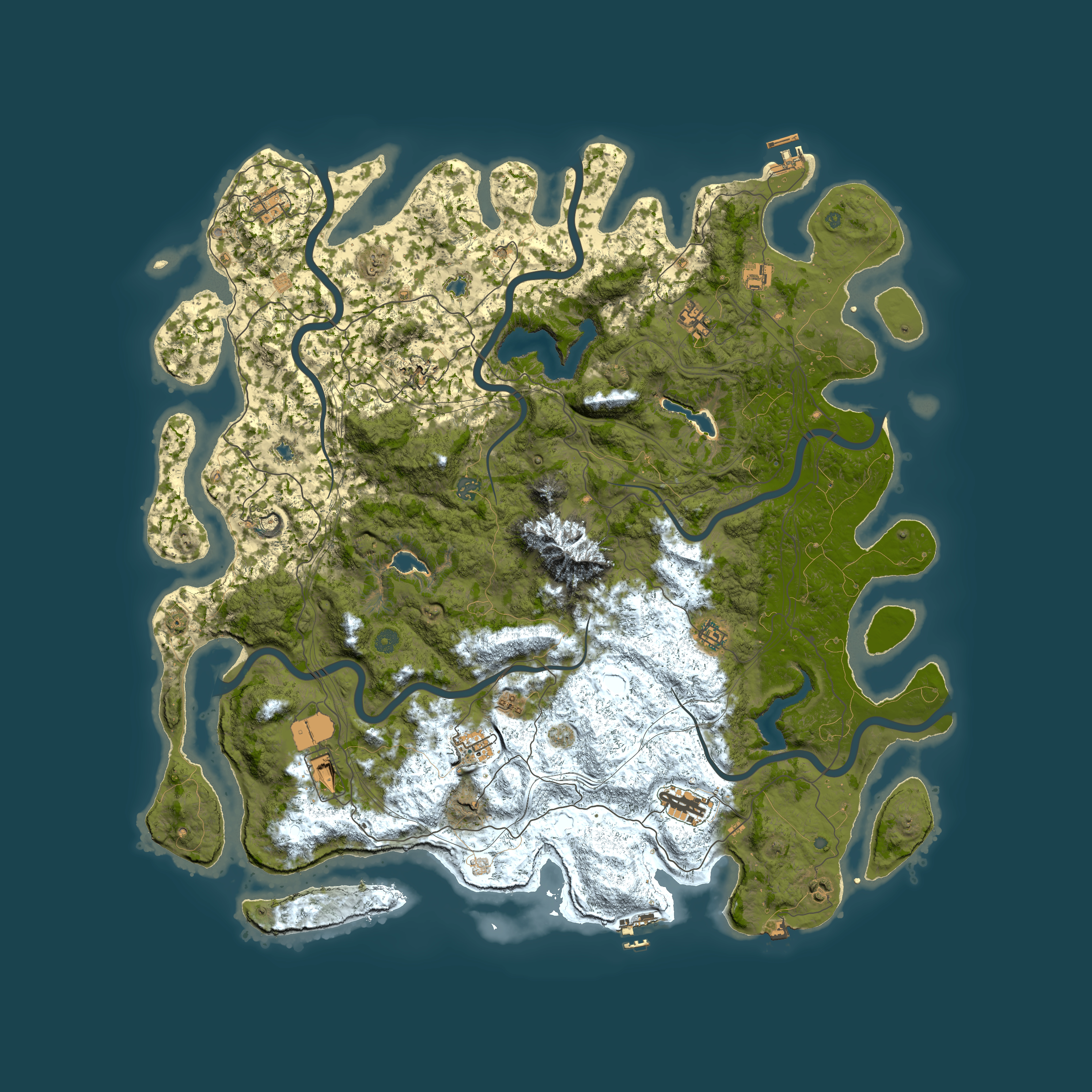 Full top-down render of Rust map seed 995817452, 5450x5450m
