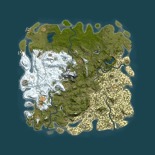 Rust map seed 606531969, 5800x5800m top-down preview