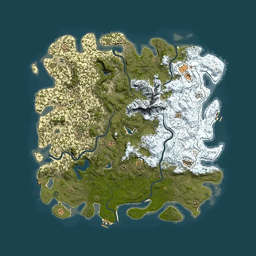 Rust map seed 2014700832, 6000x6000m top-down preview