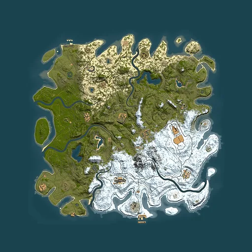 Rust map seed 1544097360, 5250x5250m top-down preview