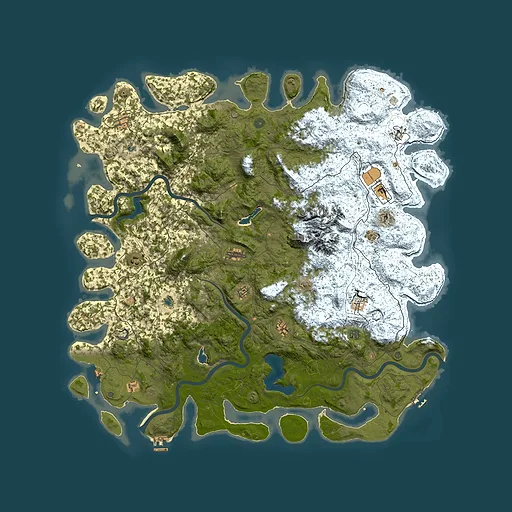 Rust map seed 454372268, 5950x5950m top-down preview