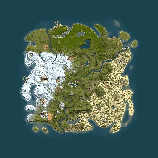 Rust map seed 623337741, 4650x4650m top-down preview