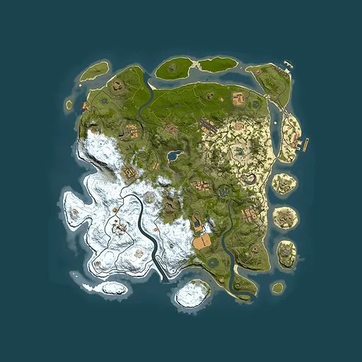 Rust map seed 452944156, 4000x4000m top-down preview
