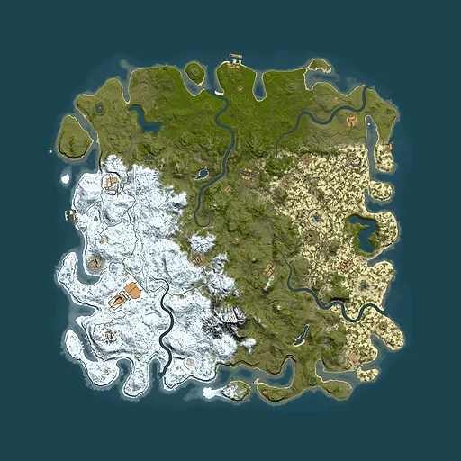 Rust map seed 1317664326, 5950x5950m top-down preview