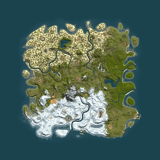 Rust map seed 1268276220, 5250x5250m top-down preview