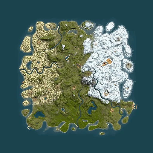 Rust map seed 1439260087, 5800x5800m top-down preview