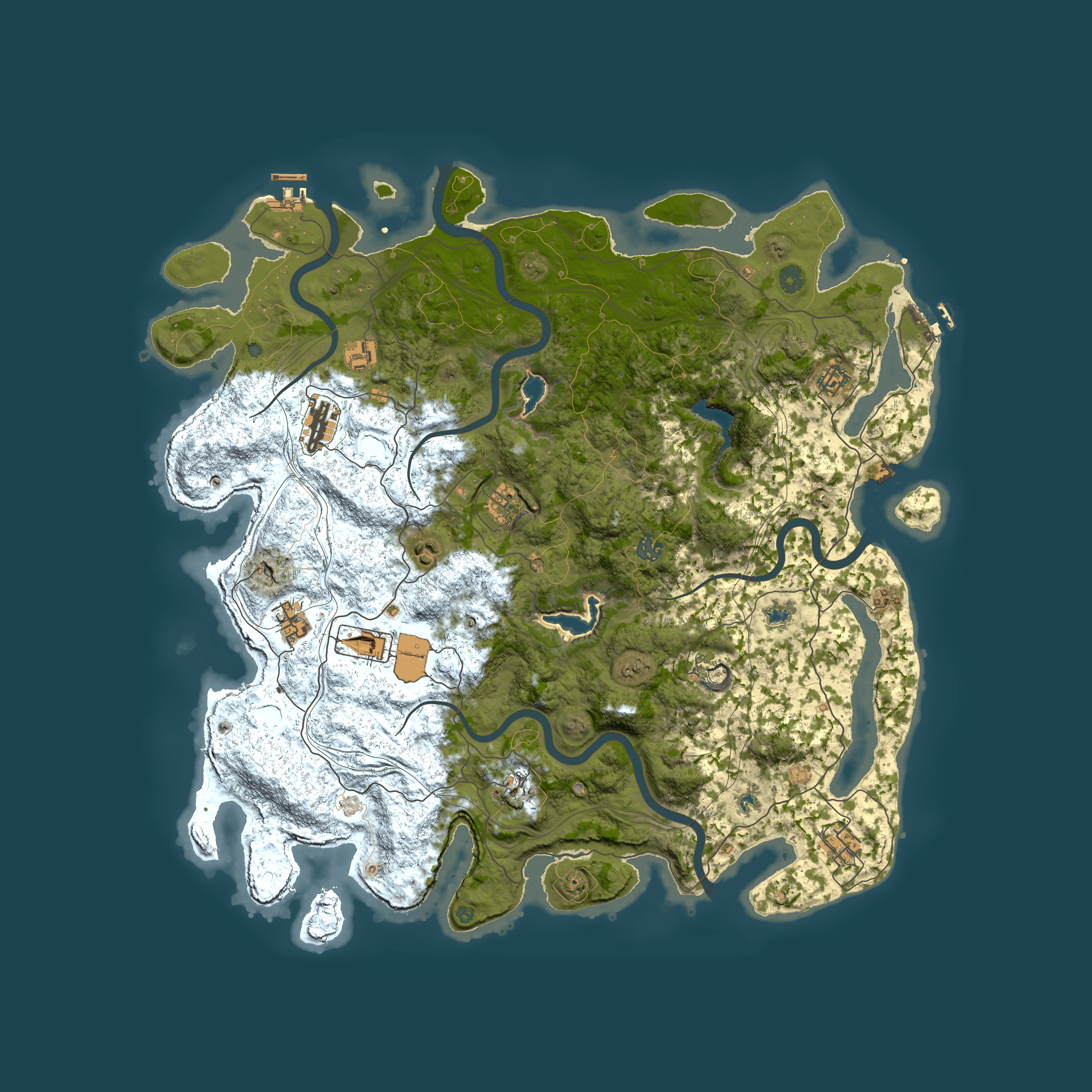 Full top-down render of Rust map seed 482716334, 4900x4900m