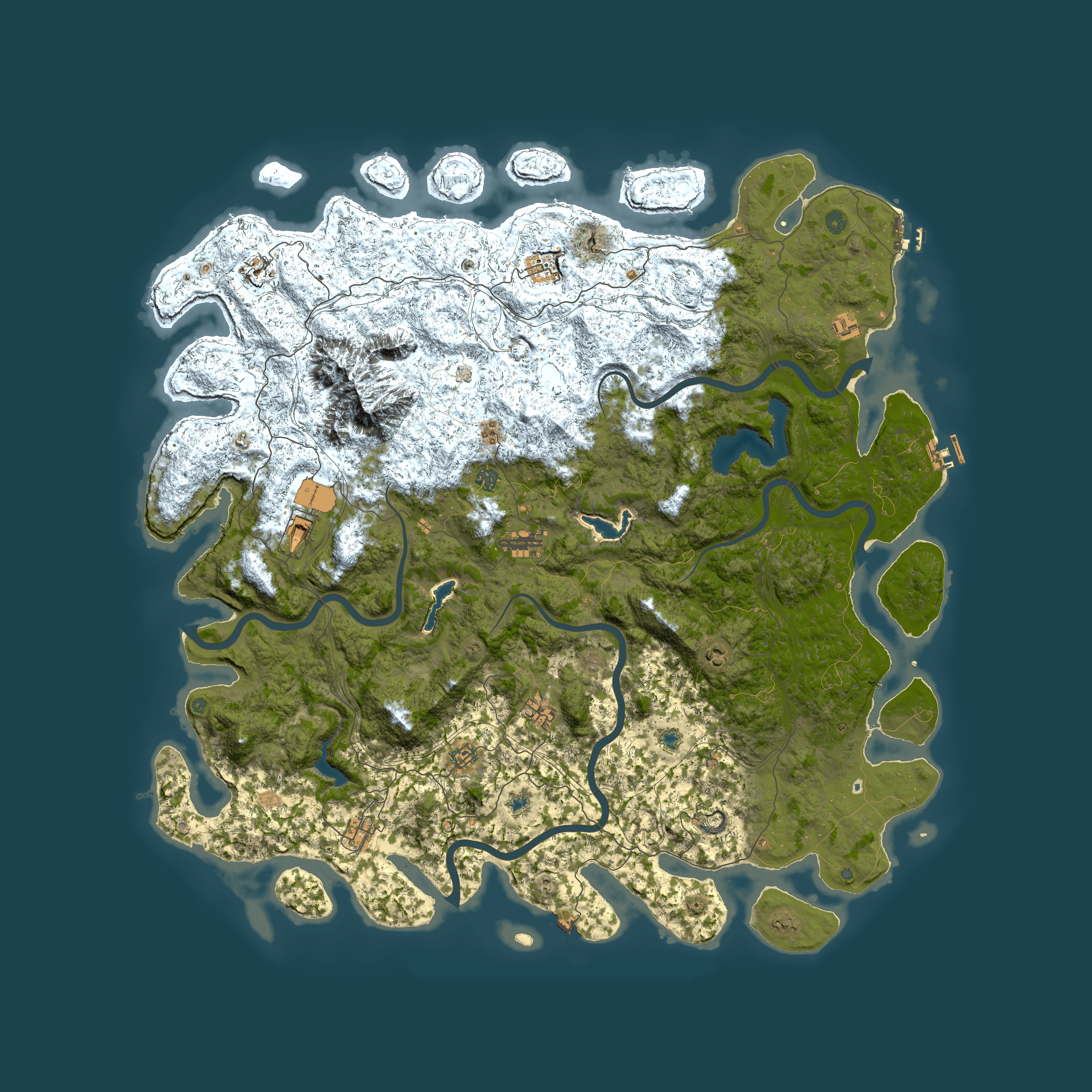 Full top-down render of Rust map seed 1644321320, 5850x5850m