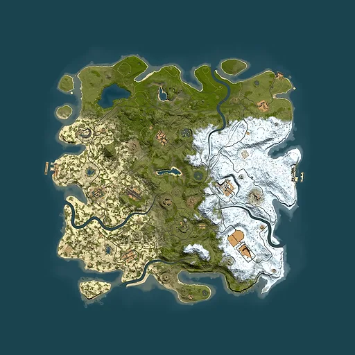 Rust map seed 594804812, 4500x4500m top-down preview