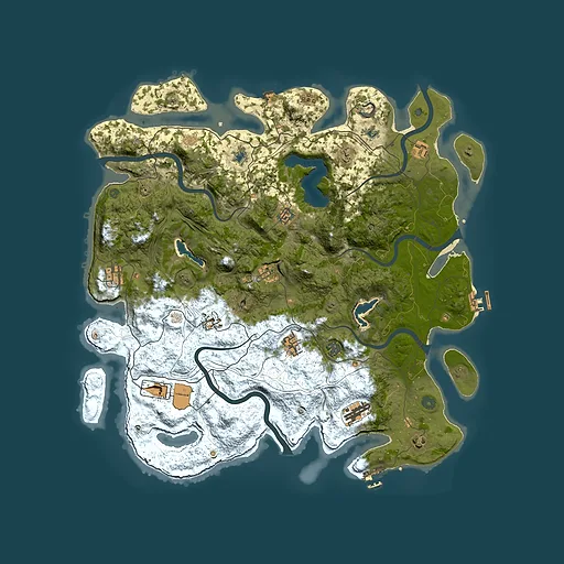 Rust map seed 422598603, 4700x4700m top-down preview