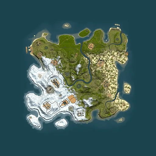 Rust map seed 394151297, 3750x3750m top-down preview