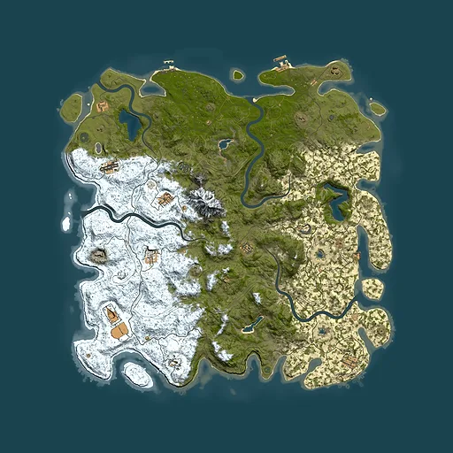 Rust map seed 1966972974, 5650x5650m top-down preview