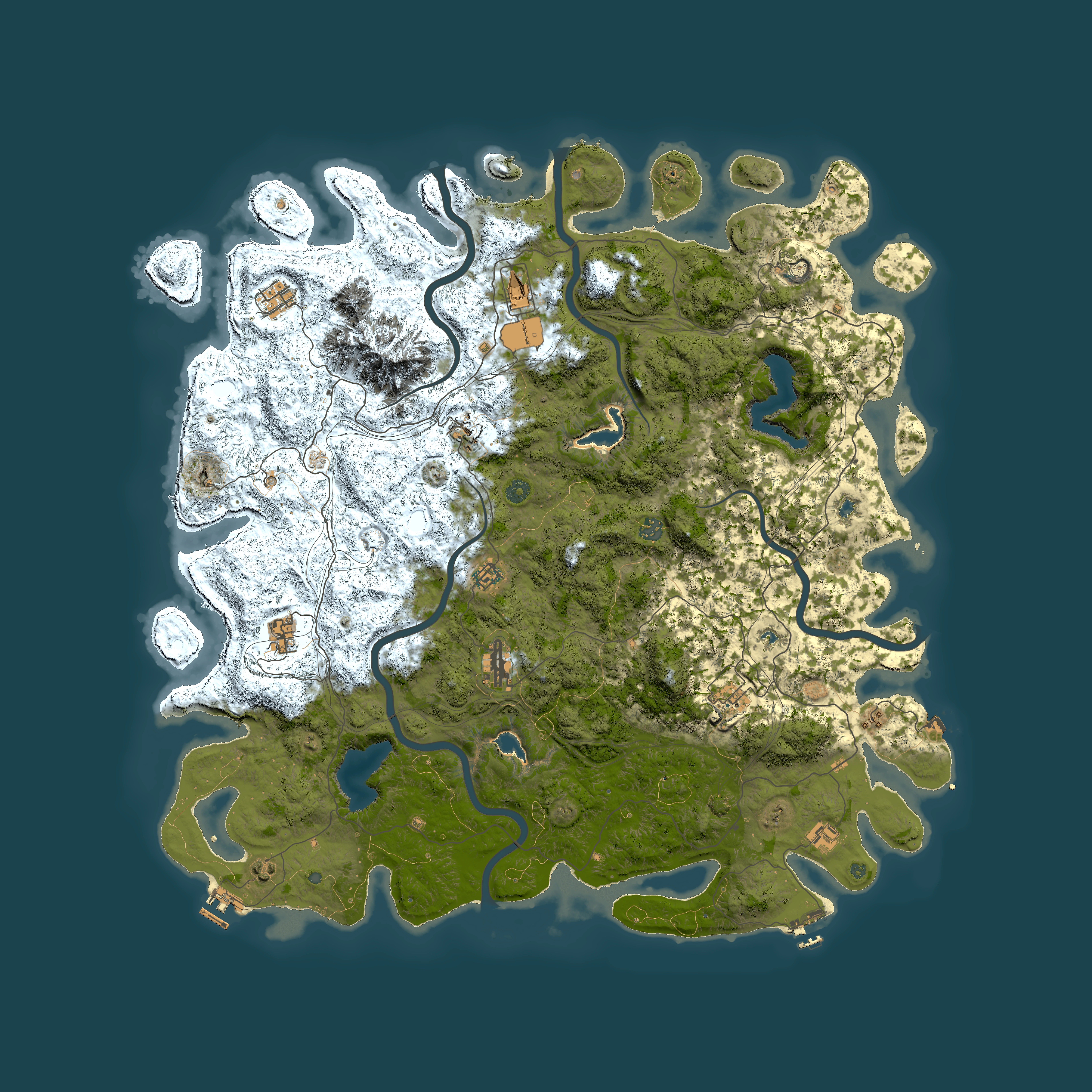 Full top-down render of Rust map seed 1999731677, 5500x5500m