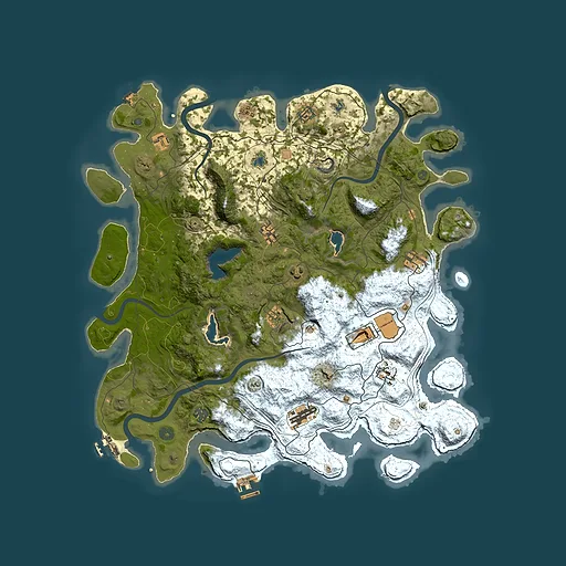 Rust map seed 1052794317, 4550x4550m top-down preview