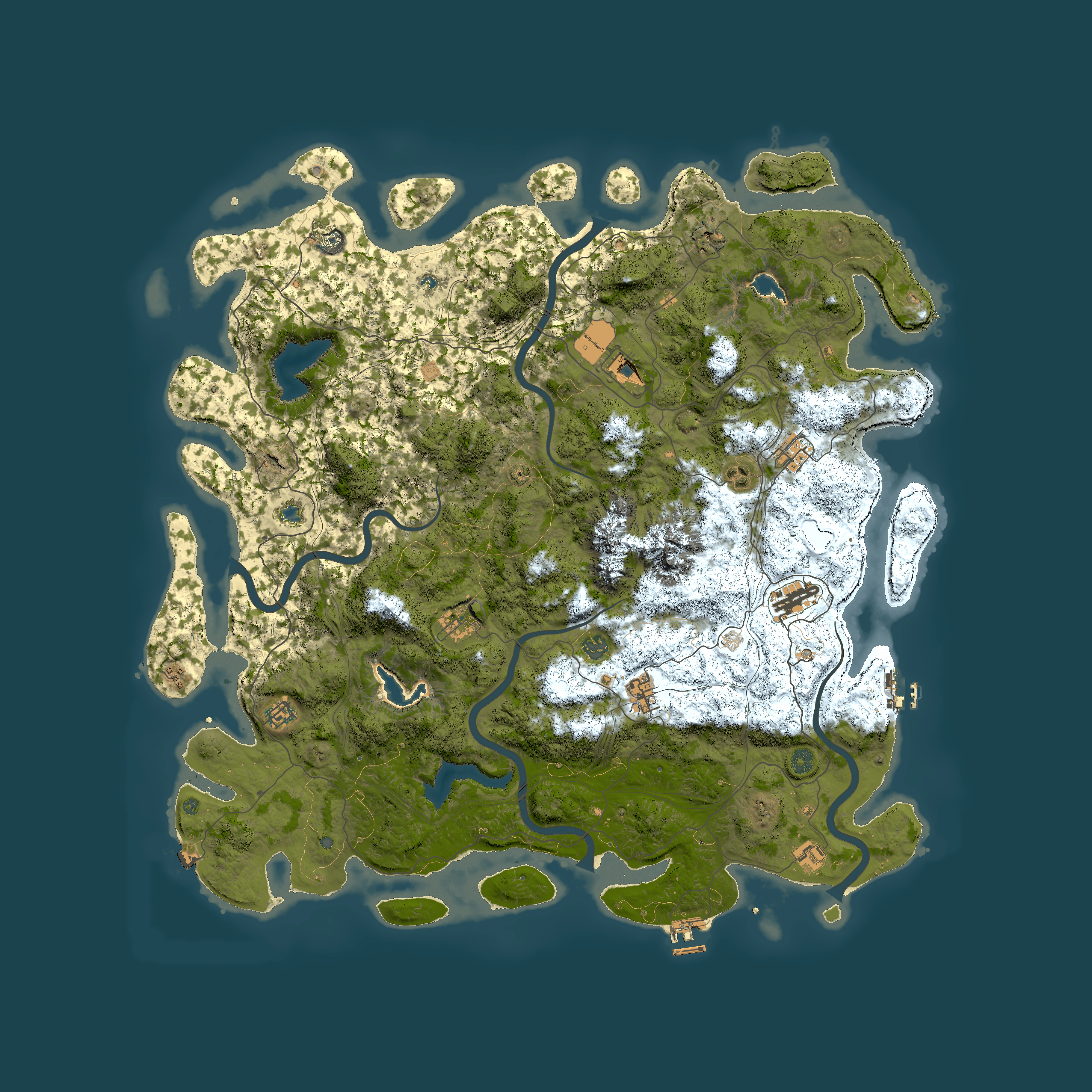 Full top-down render of Rust map seed 2131719668, 5350x5350m