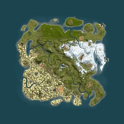Rust map seed 1947452400, 4250x4250m top-down preview