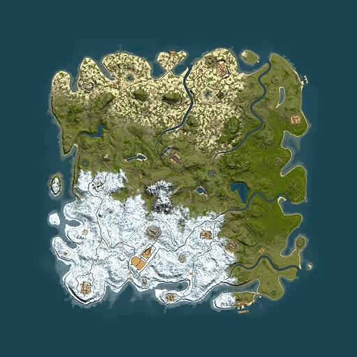 Rust map seed 412197255, 5550x5550m top-down preview